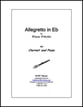 Allegretto in E Flat Clarinet Solo P.O.D. cover